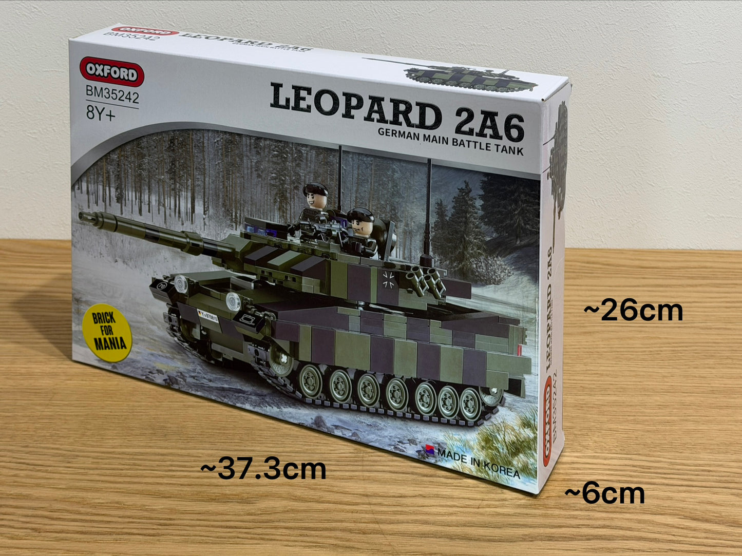 Oxford オックスフォード ブリックマニア レオパルト2A6 戦車 Brick mania Leopard Tank BM35242 ミリタリーブロック玩具