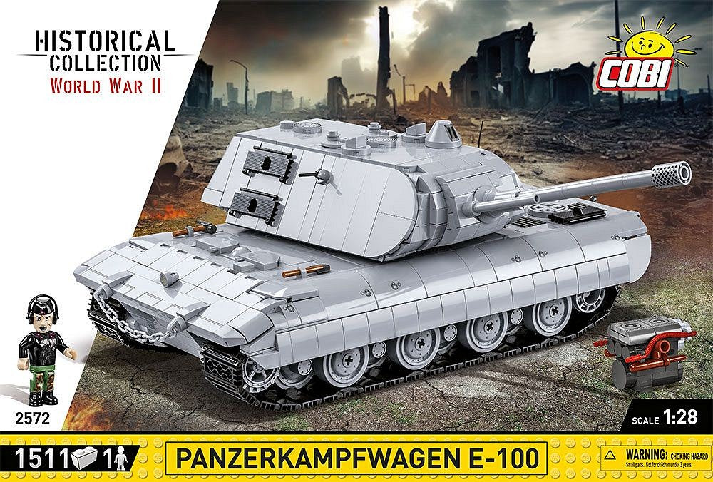 コビー COBI 2572 Panzerkampfwagen E100 超重戦車 1/28