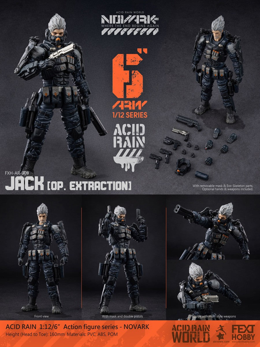 ACID RAIN WORLD《酸雨戦争》アシッドレインワールド FXH-AR-009 Jack [Op. Extraction] NOVARK Where the End Begins Again WAVE2.0 アクションフィギュア FEXT HOBBY