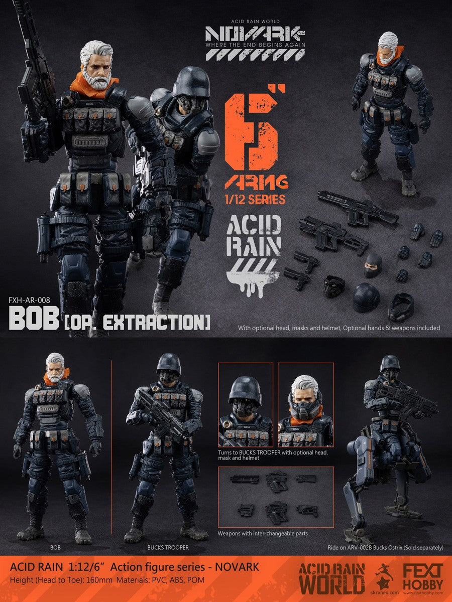 ACID RAIN WORLD《酸雨戦争》アシッドレインワールド FXH-AR-008 BOB [Op. Extraction] NOVARK Where the End Begins Again WAVE2.0 アクションフィギュア FEXT HOBBY