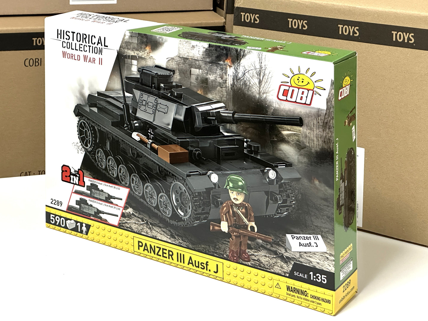 コビー COBI 2289 Panzer III Ausf.J 戦車 1/35