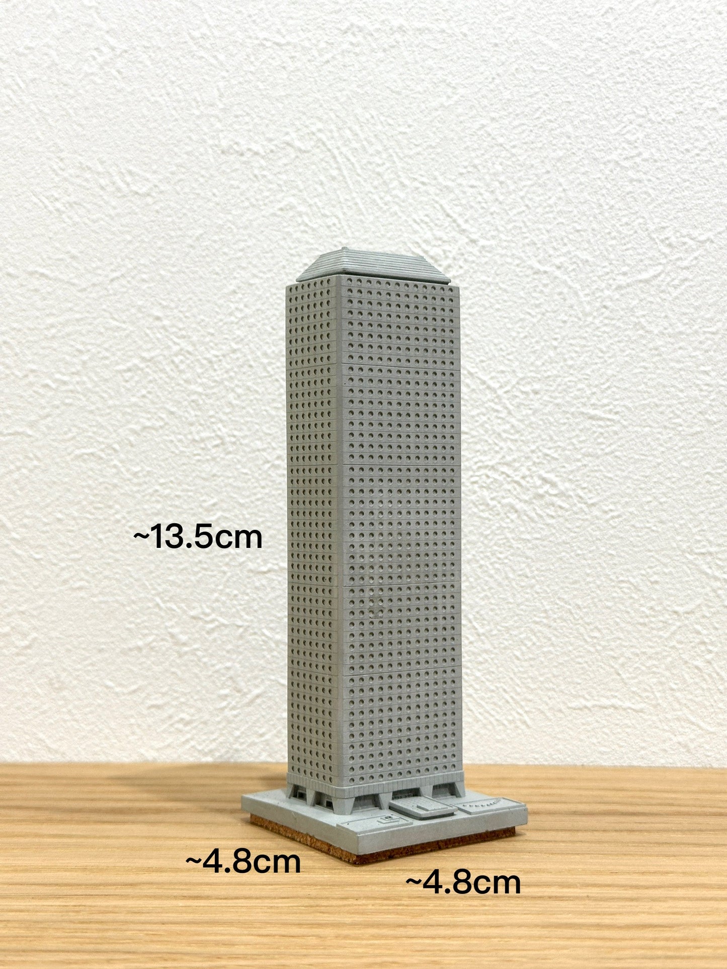 むさじじ 手作りセメント ジオラマ 旧城中環 康樂大廈 怡和大廈 香港建物模型 香港製