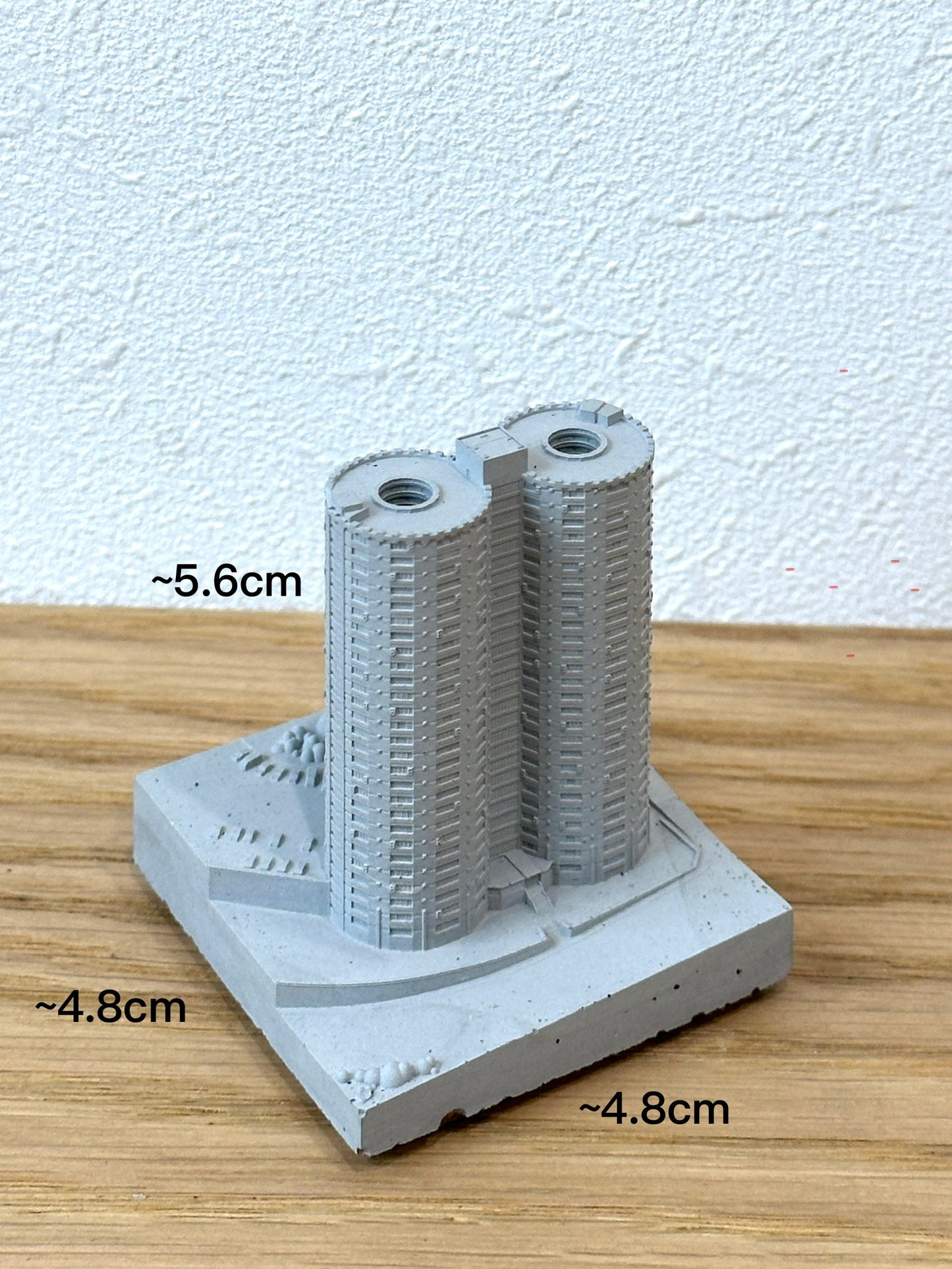 むさじじ 手作りセメント ジオラマ 香港の団地 勵德邨 香港建物模型 香港製