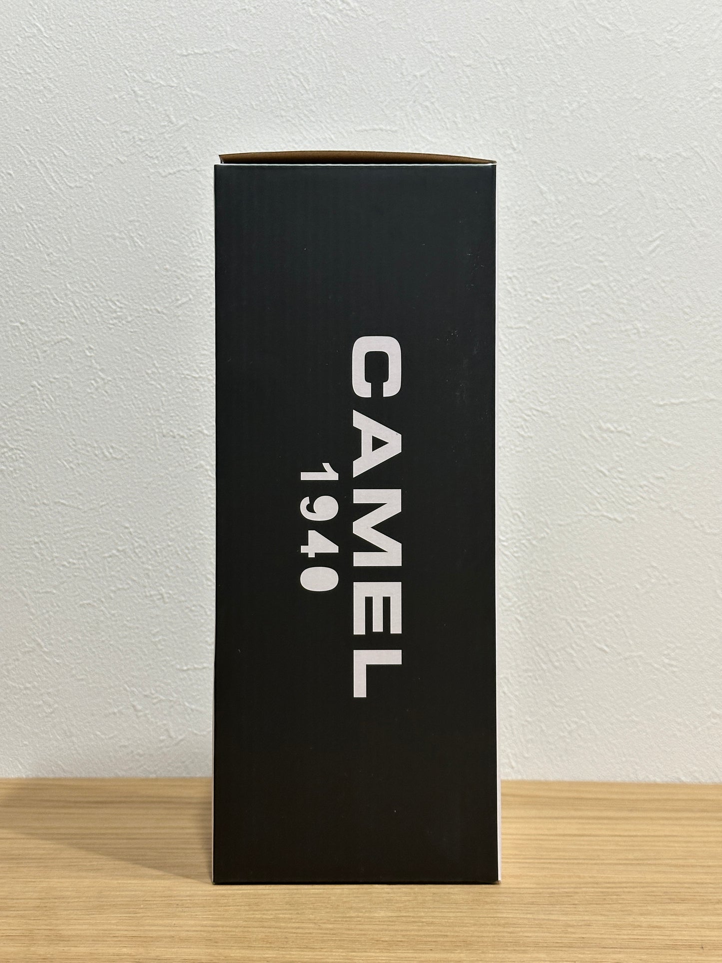 香港製 CAMEL 魔法瓶 450ml 二重ガラス 真空断熱 フラスク（キャップ一体型ストッパー付き）116 花鳥シリーズ