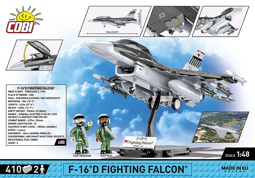 コビー COBI 5815 F-16D Fighting Falcon 戦闘機 1/48