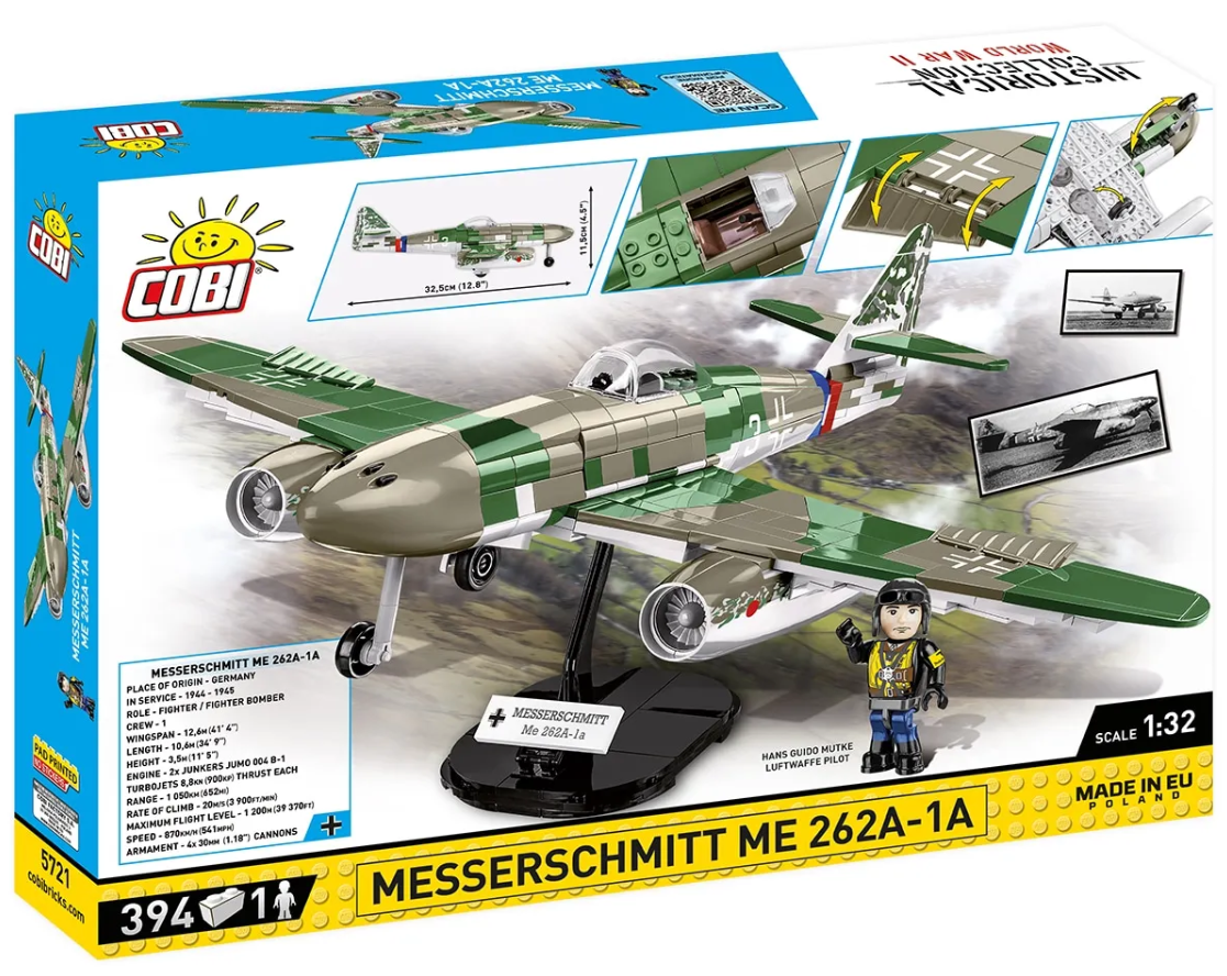 コビー COBI 5721 Messerschmitt ME 262A-1A 戦闘機 軽爆撃機 1/32