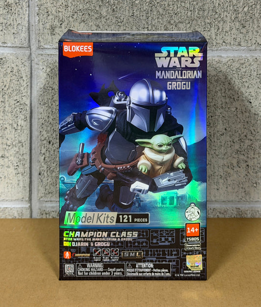 Blokees ブロキーズ Champion Class Star wars the Mandalorian CC05 Din Djarin and Grogu Model Kits スター ウォーズ マンダロリアン CC05 ディン ジャリン&グローグー