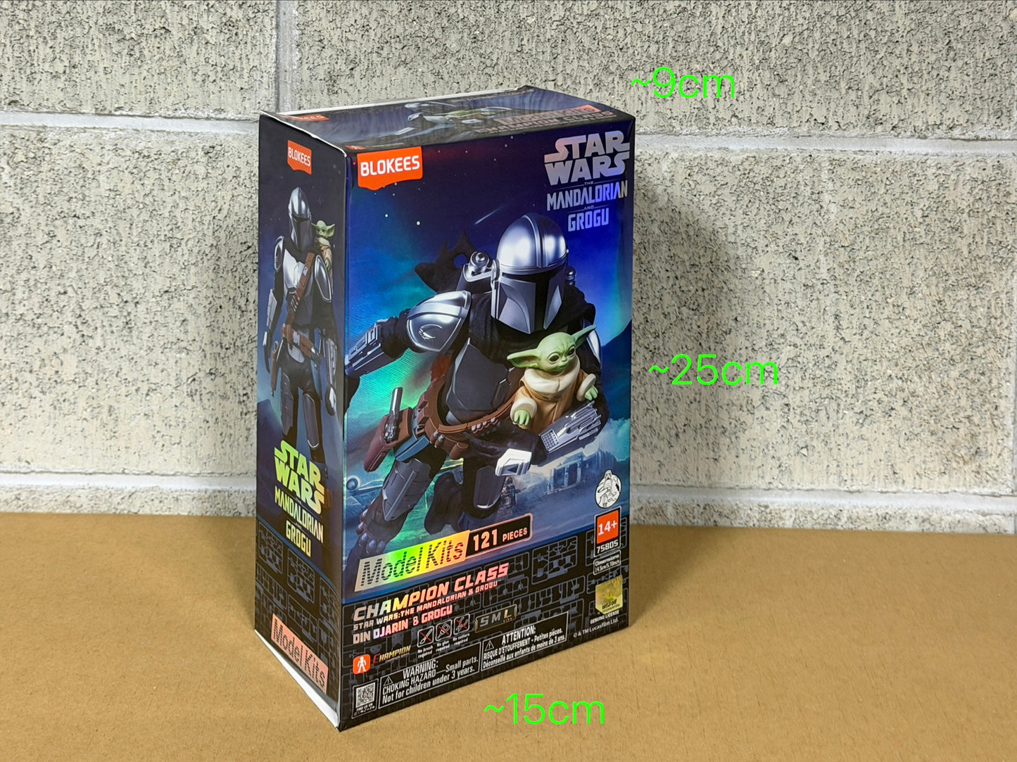 Blokees ブロキーズ Champion Class Star wars the Mandalorian CC05 Din Djarin and Grogu Model Kits スター ウォーズ マンダロリアン CC05 ディン ジャリン&グローグー