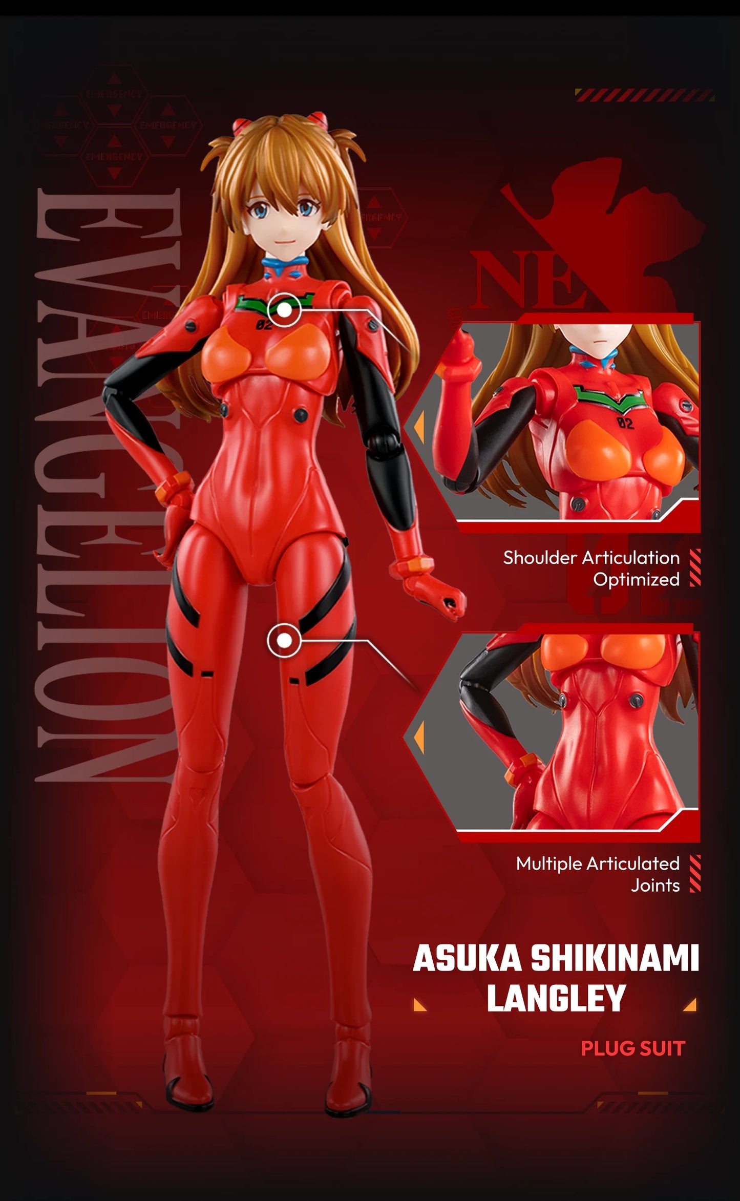 Blokees EVANGELION 03 式波・アスカ・ラングレー(エントリープラグ内部付き特別版) Fantastics Series with Entry Plug Interior