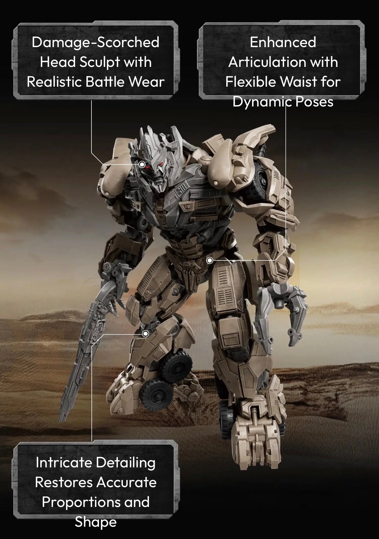 Blokeesブロキーズ Transformers Classic Class 22 – Megatron Mode Kitトランスフォーマー クラシッククラス 22　メガトロン モードキット