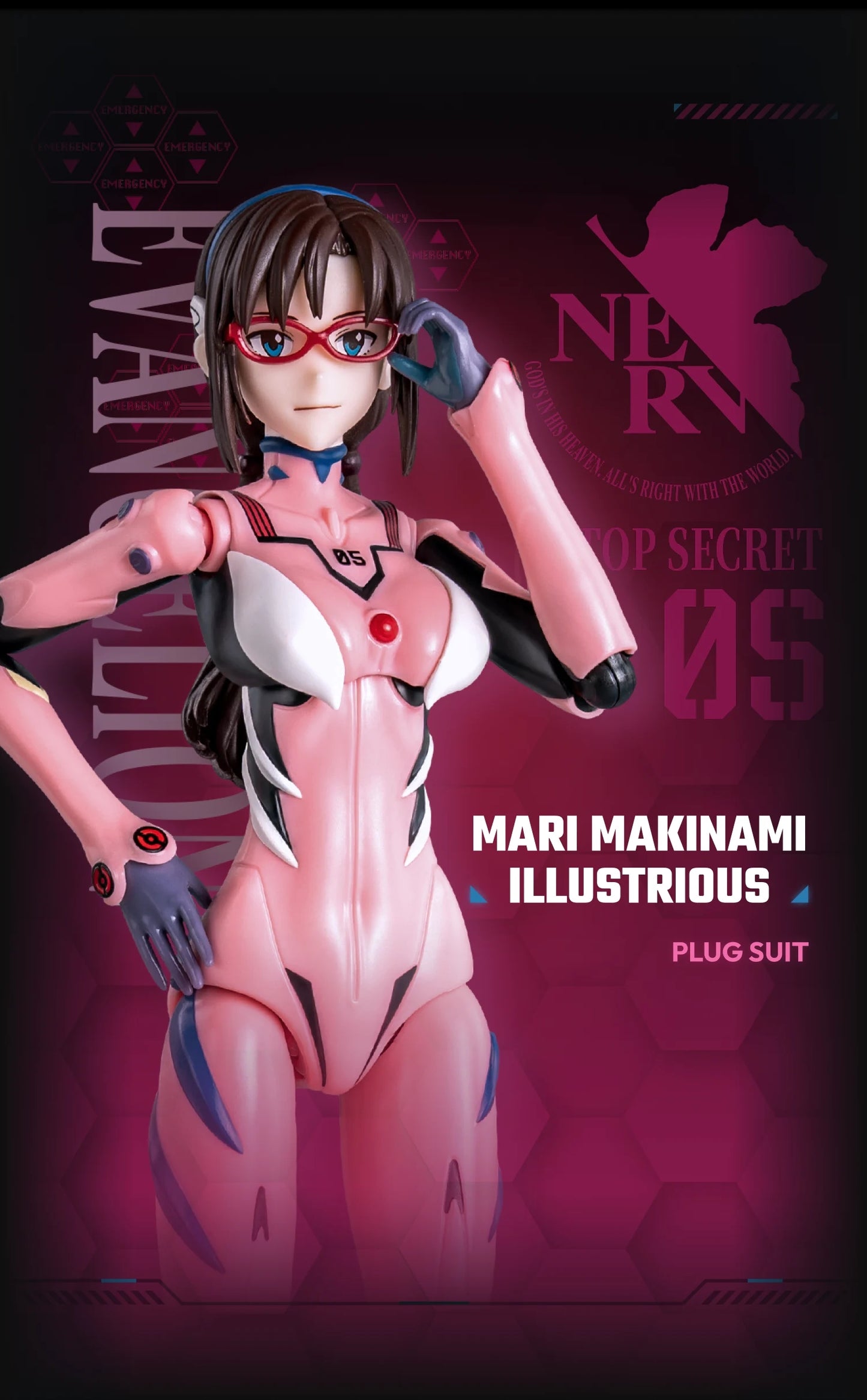 Blokees EVANGELION 02 真希波・マリ・イラストリアス (エントリープラグ内部付き特別版) Fantastics Series with Entry Plug Interior