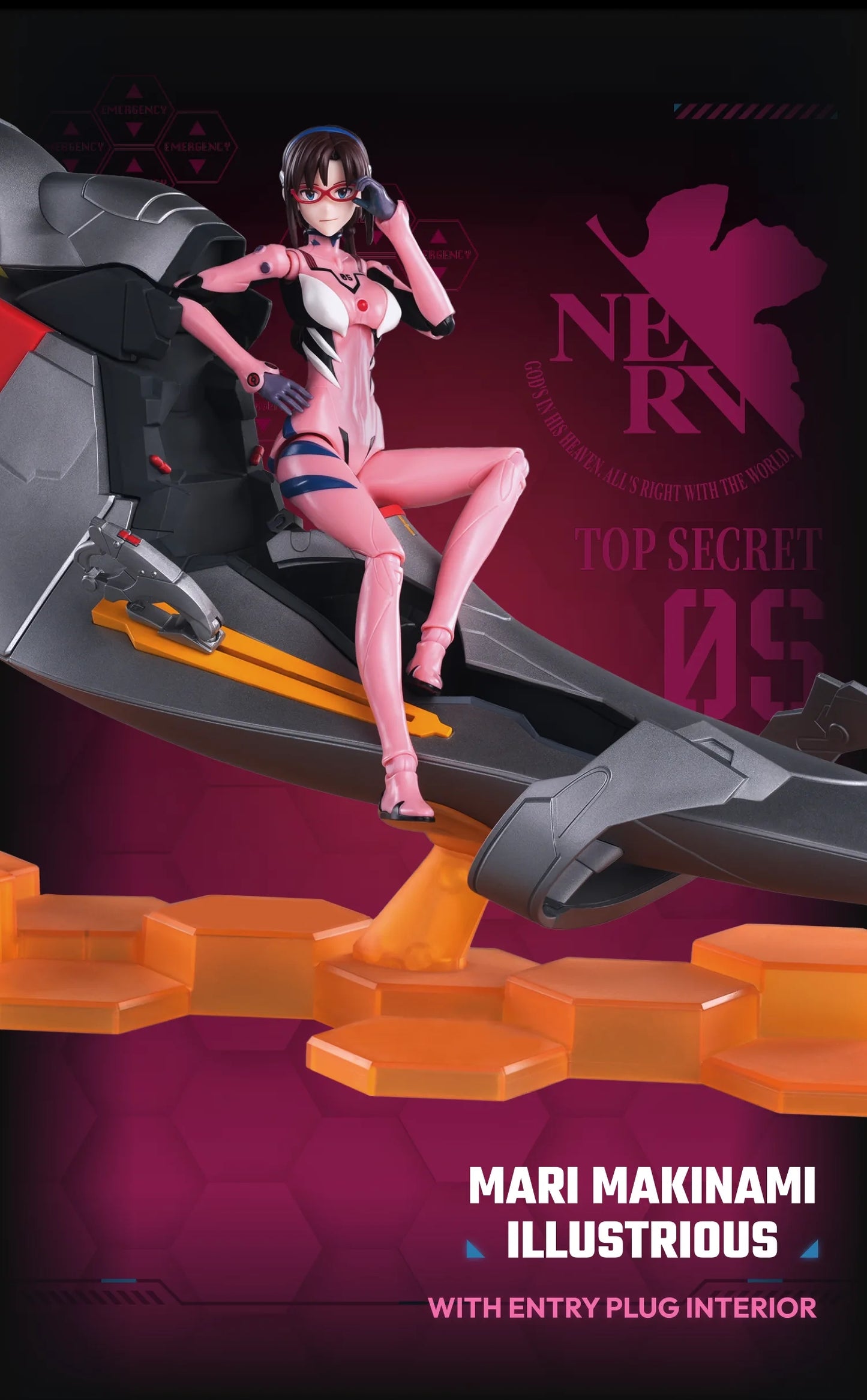 Blokees EVANGELION 02 真希波・マリ・イラストリアス (エントリープラグ内部付き特別版) Fantastics Series with Entry Plug Interior