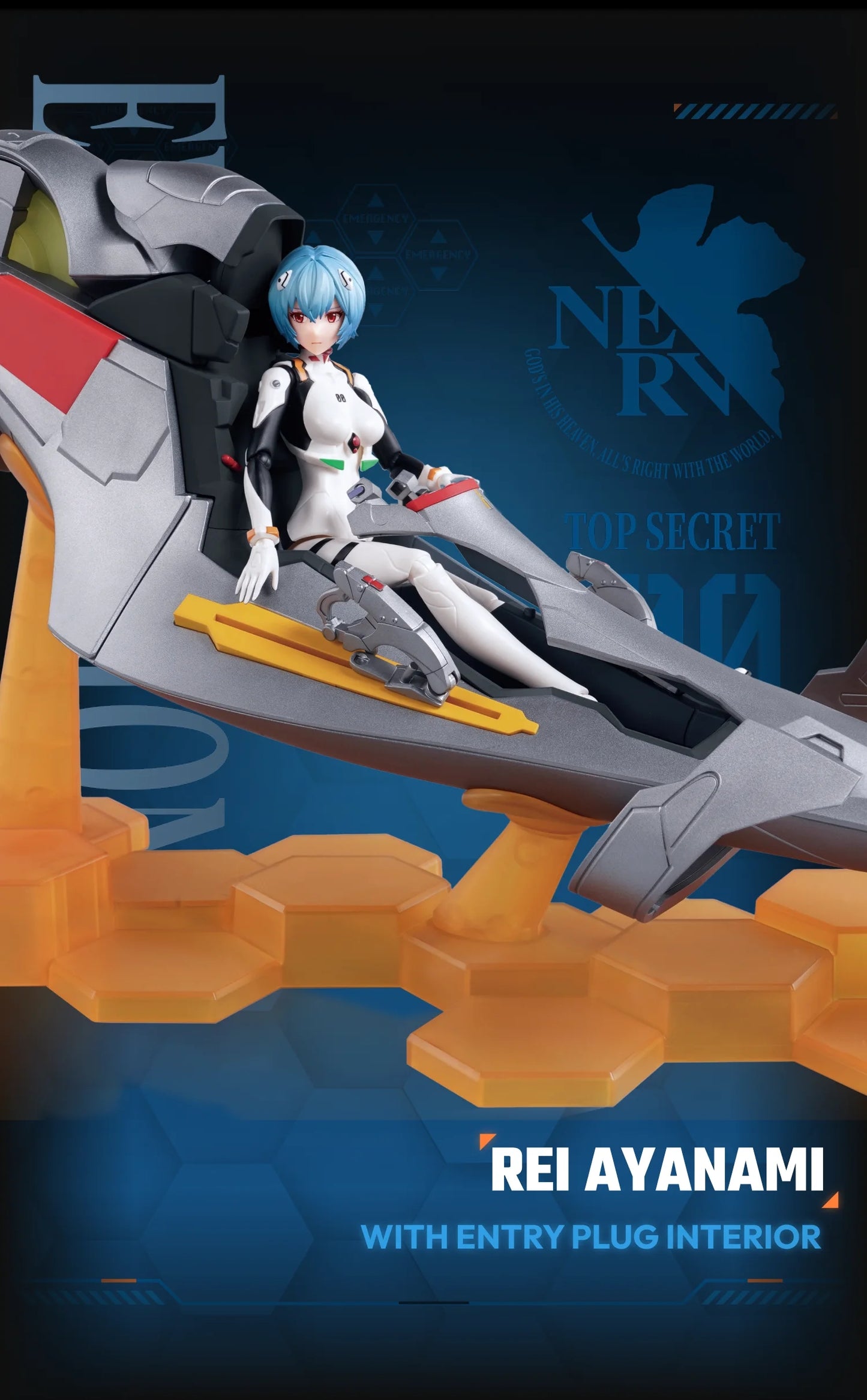 Blokees EVANGELION 01 綾波レイ(エントリープラグ内部付き特別版) Fantastics Series with Entry Plug Interior