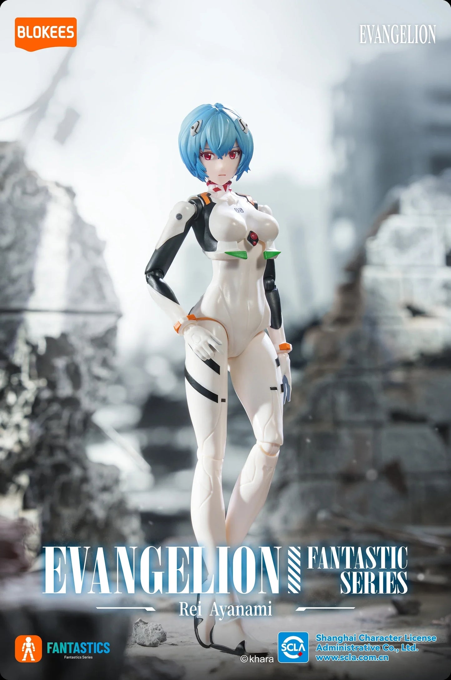 Blokees EVANGELION 01 綾波レイ(エントリープラグ内部付き特別版) Fantastics Series with Entry Plug Interior