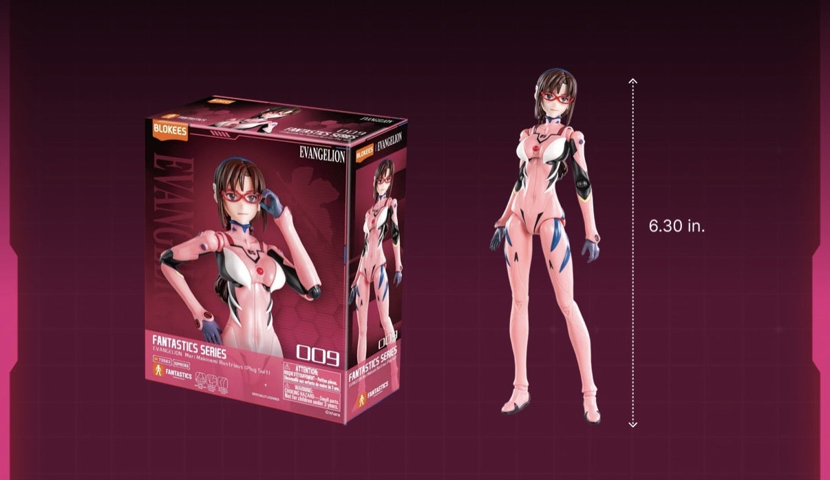 Blokees EVANGELION 02 真希波・マリ・イラストリアス (エントリープラグ内部付き特別版) Fantastics Series with Entry Plug Interior