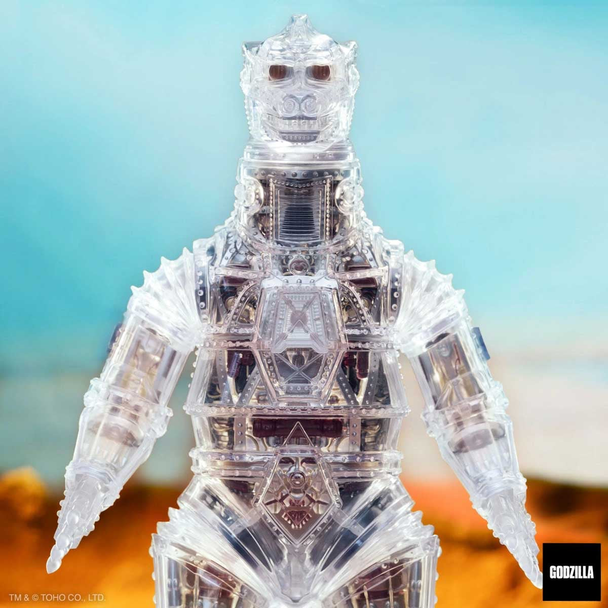 Super 7 Godzilla メカゴジラ（クリア）スーパーサイボーグ 11インチ アクションフィギュア スーパー7