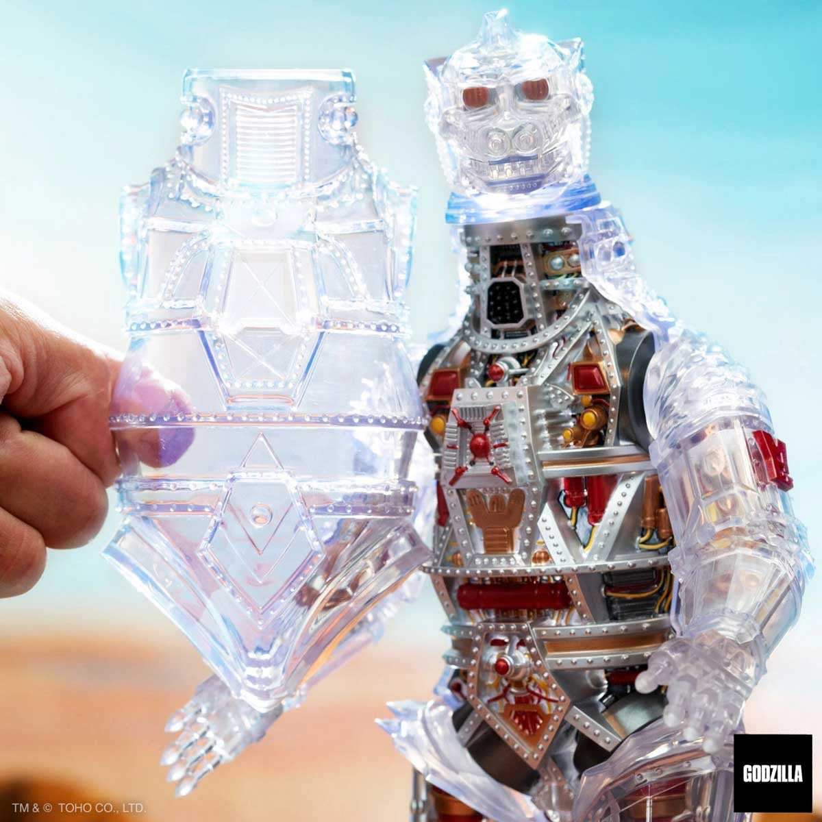 Super 7 Godzilla メカゴジラ（クリア）スーパーサイボーグ 11インチ アクションフィギュア スーパー7