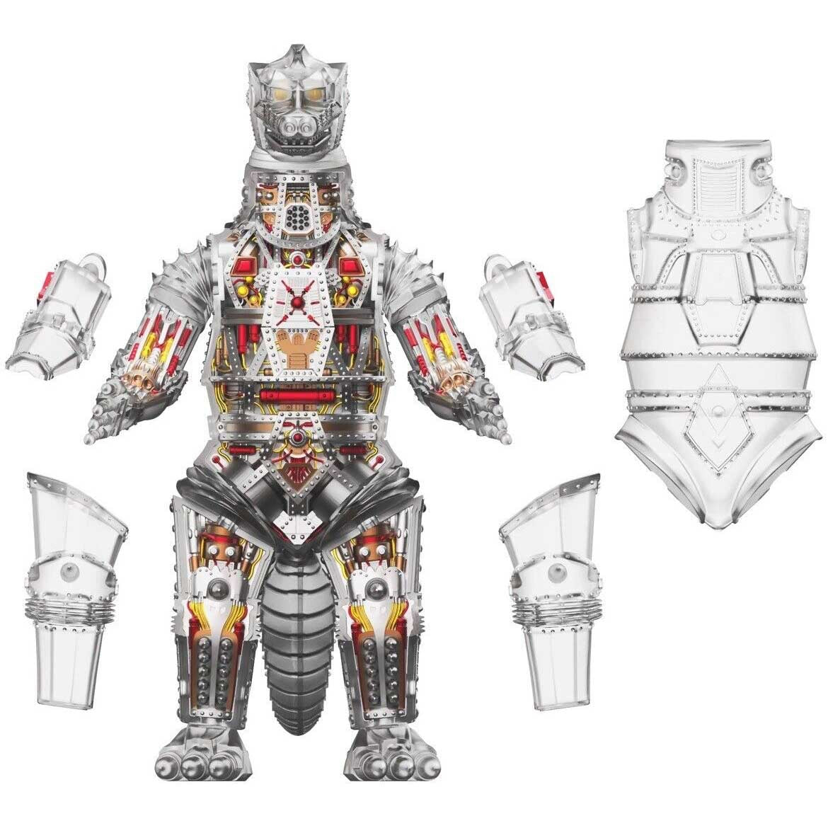 Super 7 Godzilla メカゴジラ（クリア）スーパーサイボーグ 11インチ アクションフィギュア スーパー7