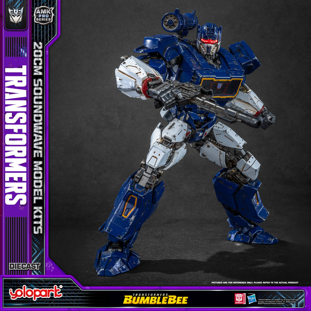 Yolopark Transformersトランスフォーマー バンブルビー Bumblebee AMK Pro series 20cm サウンドウェーブ Soundwave model kit overseas version