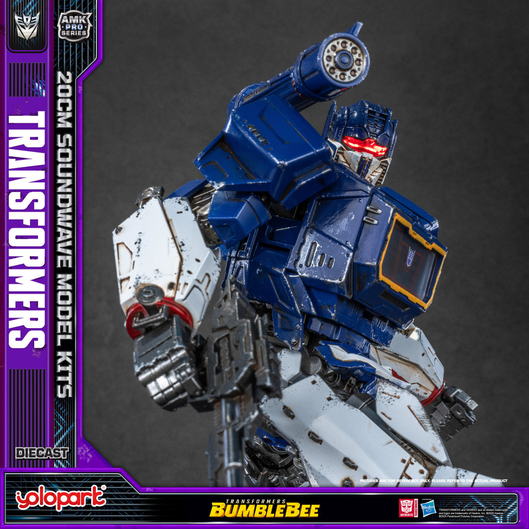 Yolopark Transformersトランスフォーマー バンブルビー Bumblebee AMK Pro series 20cm サウンドウェーブ Soundwave model kit overseas version