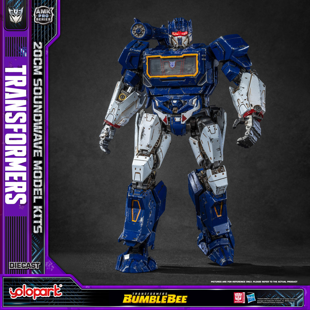 Yolopark Transformersトランスフォーマー バンブルビー Bumblebee AMK Pro series 20cm サウンドウェーブ Soundwave model kit overseas version