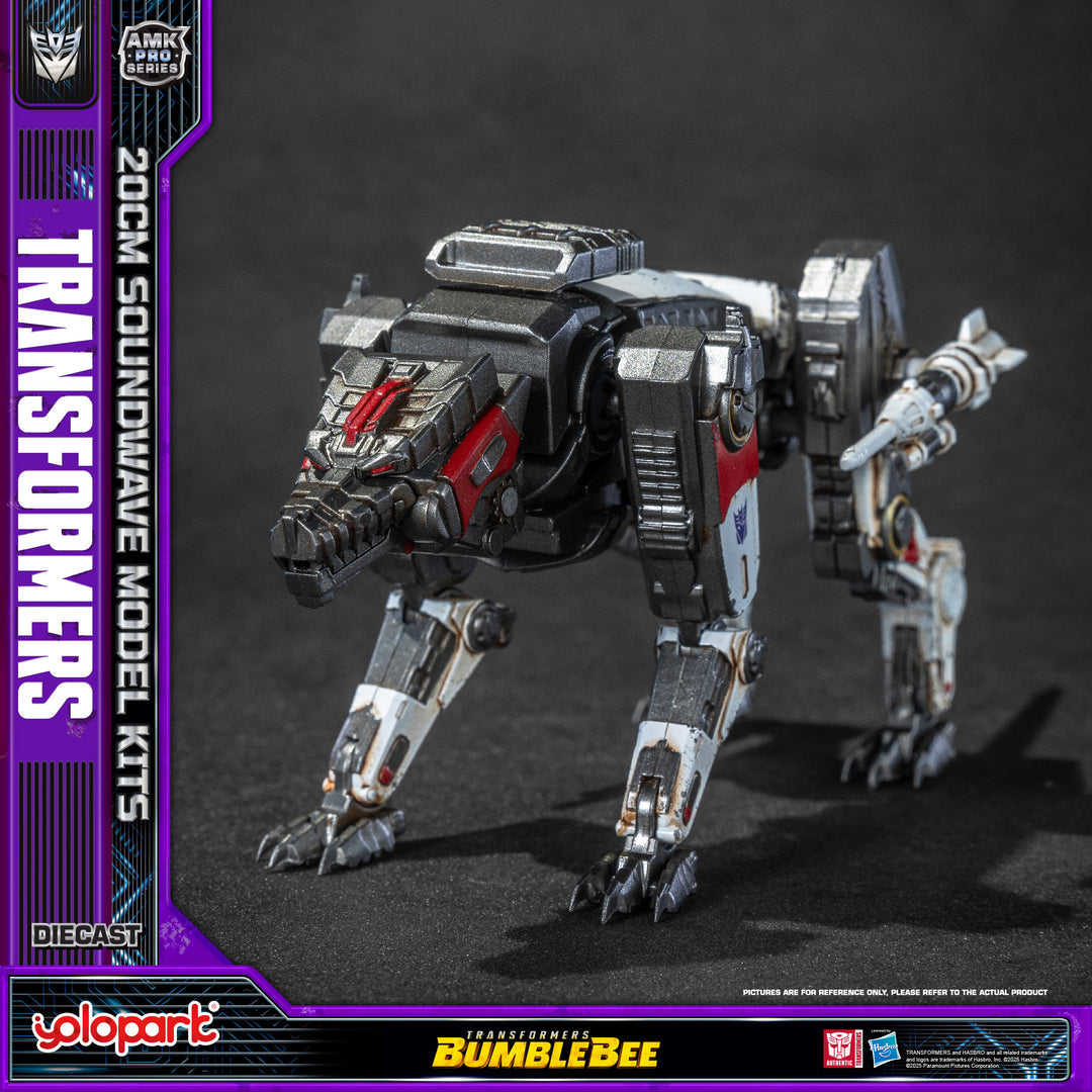 Yolopark Transformersトランスフォーマー バンブルビー Bumblebee AMK Pro series 20cm サウンドウェーブ Soundwave model kit overseas version