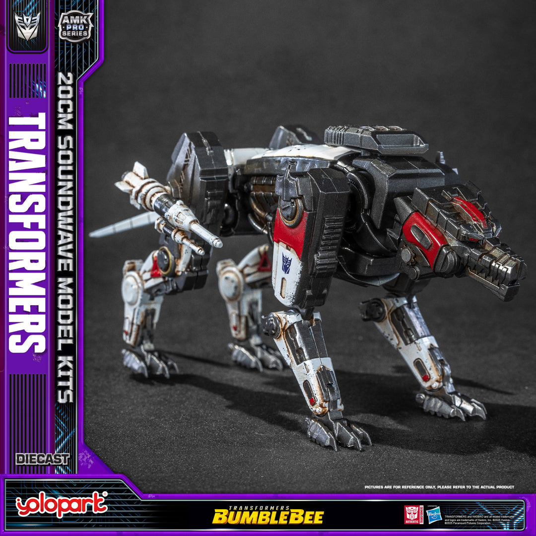 Yolopark Transformersトランスフォーマー バンブルビー Bumblebee AMK Pro series 20cm サウンドウェーブ Soundwave model kit overseas version