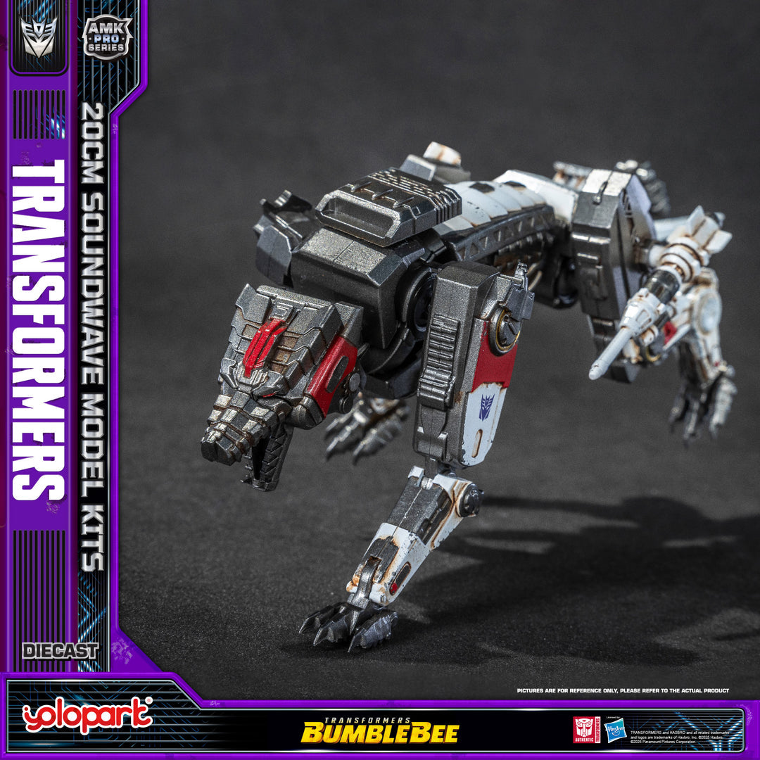 Yolopark Transformersトランスフォーマー バンブルビー Bumblebee AMK Pro series 20cm サウンドウェーブ Soundwave model kit overseas version