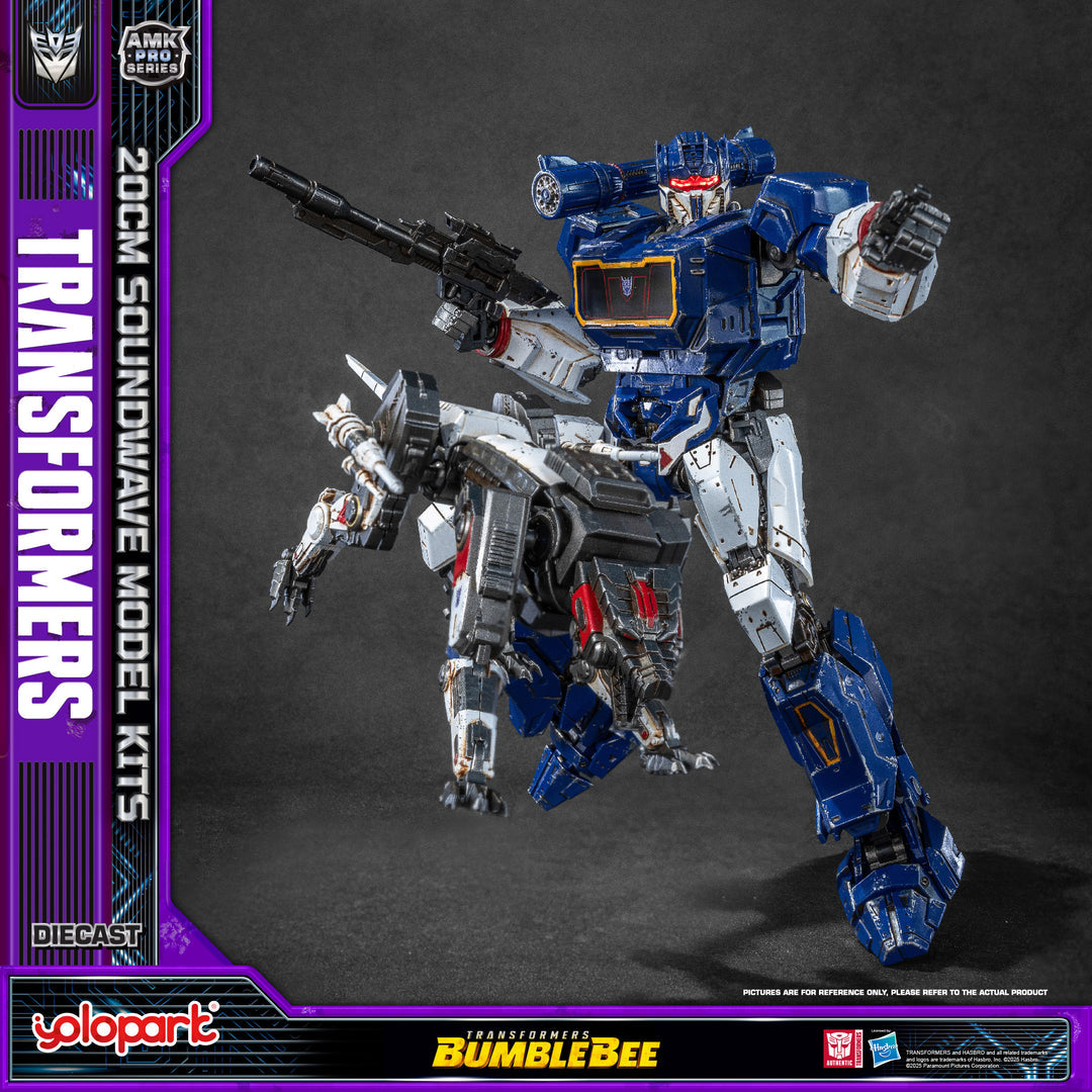 Yolopark Transformersトランスフォーマー バンブルビー Bumblebee AMK Pro series 20cm サウンドウェーブ Soundwave model kit overseas version