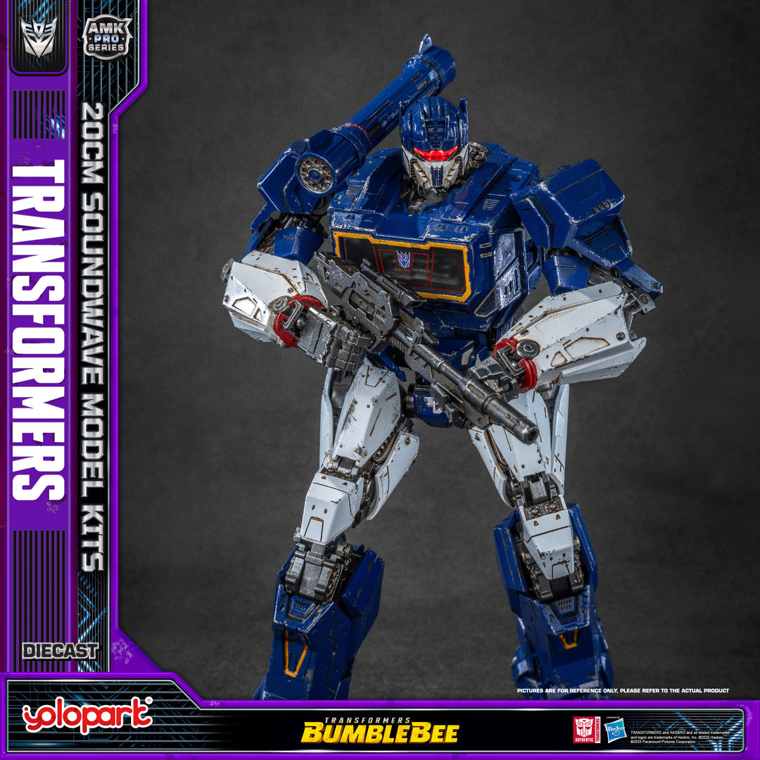 Yolopark Transformersトランスフォーマー バンブルビー Bumblebee AMK Pro series 20cm サウンドウェーブ Soundwave model kit overseas version