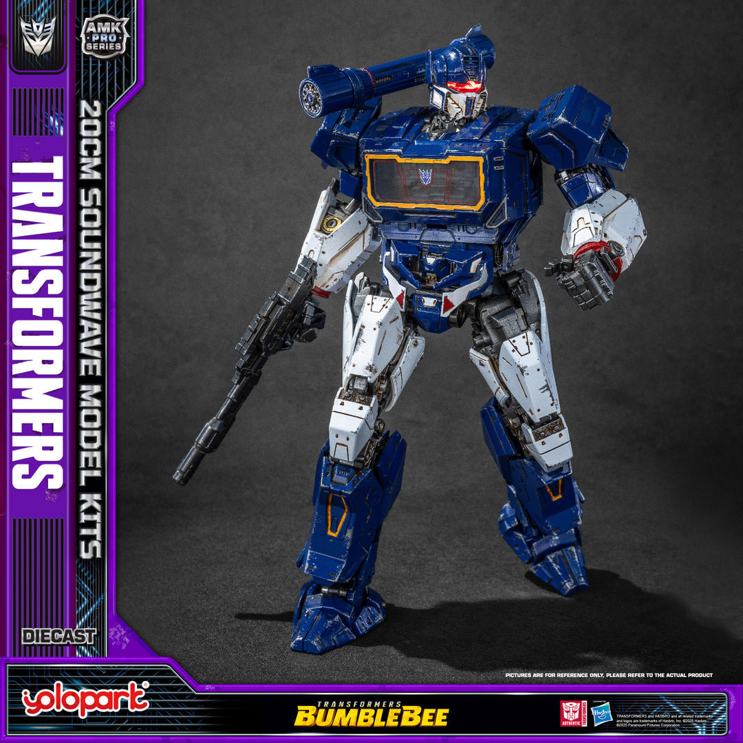 Yolopark Transformersトランスフォーマー バンブルビー Bumblebee AMK Pro series 20cm サウンドウェーブ Soundwave model kit overseas version