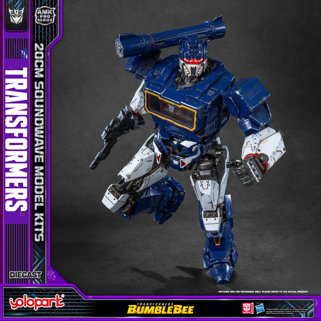 Yolopark Transformersトランスフォーマー バンブルビー Bumblebee AMK Pro series 20cm サウンドウェーブ Soundwave model kit overseas version