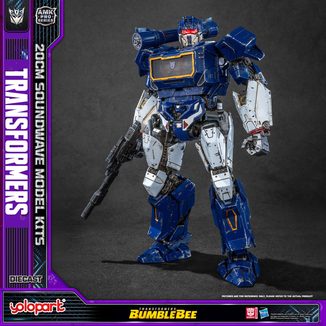 Yolopark Transformersトランスフォーマー バンブルビー Bumblebee AMK Pro series 20cm サウンドウェーブ Soundwave model kit overseas version
