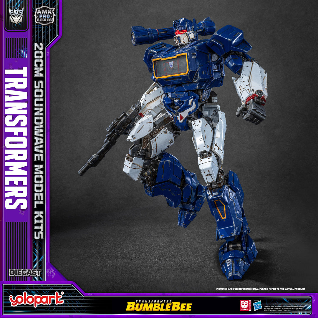 Yolopark Transformersトランスフォーマー バンブルビー Bumblebee AMK Pro series 20cm サウンドウェーブ Soundwave model kit overseas version
