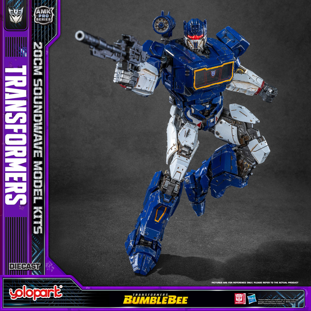 Yolopark Transformersトランスフォーマー バンブルビー Bumblebee AMK Pro series 20cm サウンドウェーブ Soundwave model kit overseas version
