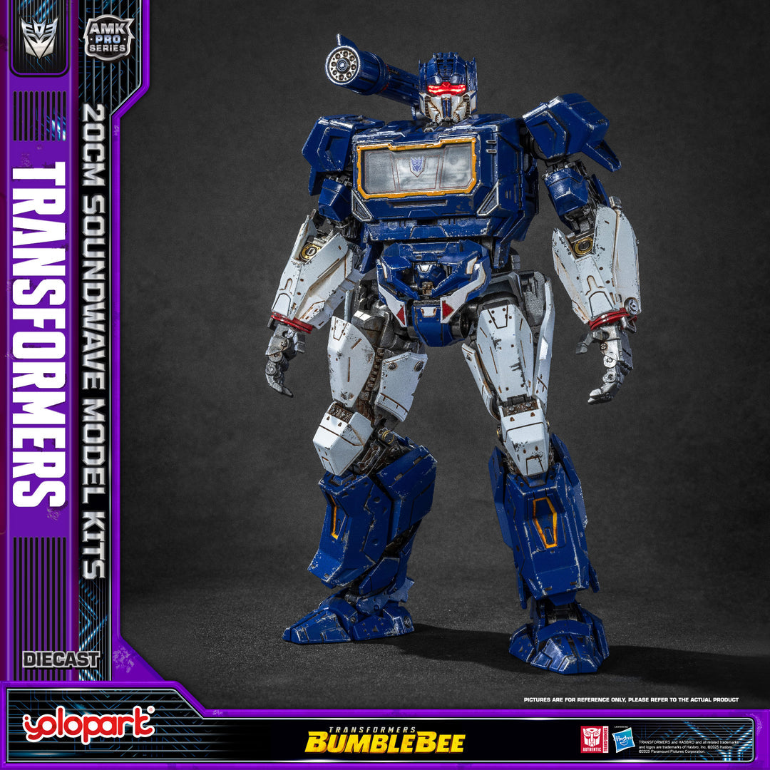 Yolopark Transformersトランスフォーマー バンブルビー Bumblebee AMK Pro series 20cm サウンドウェーブ Soundwave model kit overseas version