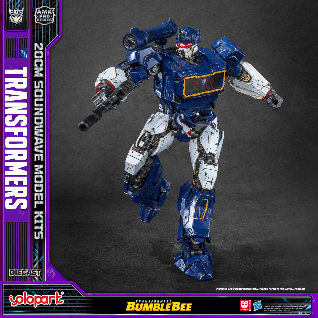 Yolopark Transformersトランスフォーマー バンブルビー Bumblebee AMK Pro series 20cm サウンドウェーブ Soundwave model kit overseas version