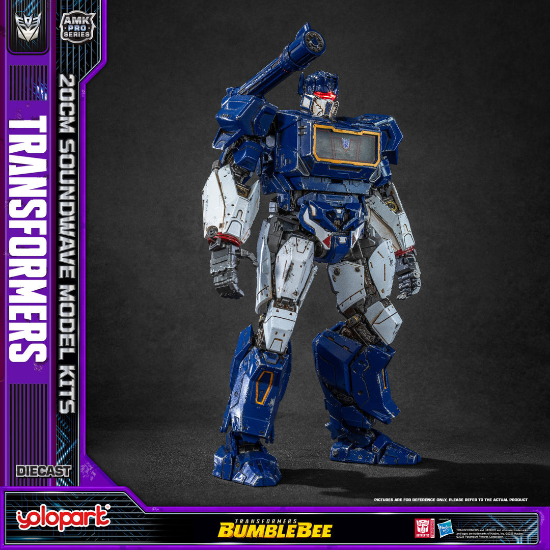 Yolopark Transformersトランスフォーマー バンブルビー Bumblebee AMK Pro series 20cm サウンドウェーブ Soundwave model kit overseas version