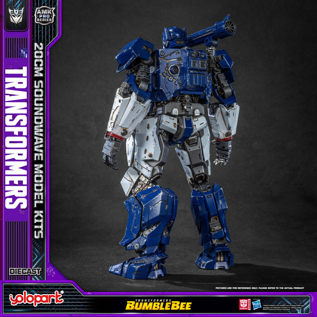 Yolopark Transformersトランスフォーマー バンブルビー Bumblebee AMK Pro series 20cm サウンドウェーブ Soundwave model kit overseas version