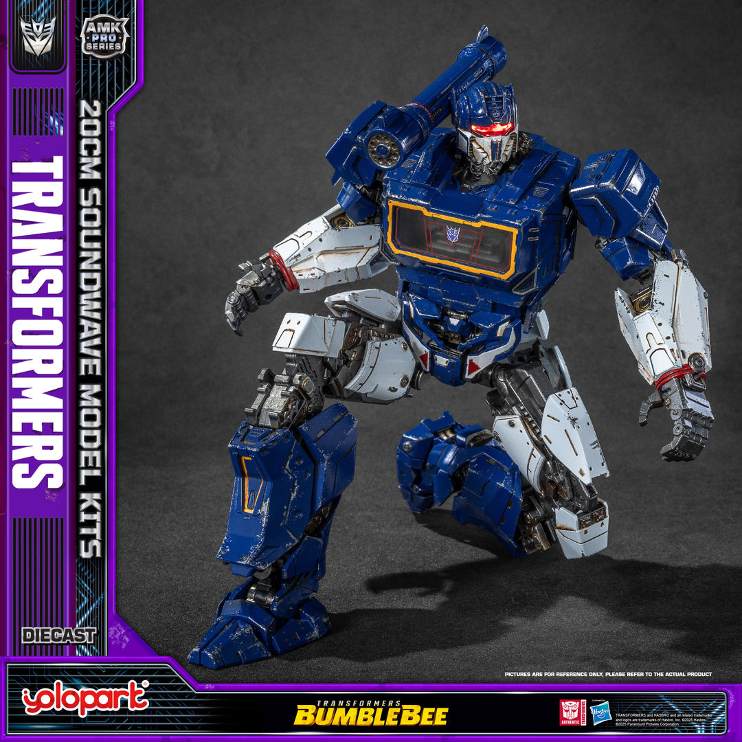 Yolopark Transformersトランスフォーマー バンブルビー Bumblebee AMK Pro series 20cm サウンドウェーブ Soundwave model kit overseas version