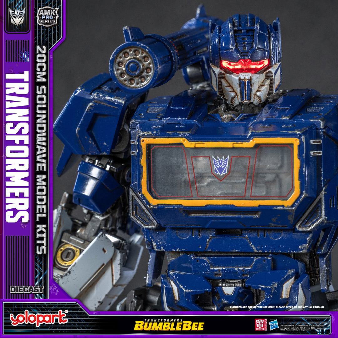 Yolopark Transformersトランスフォーマー バンブルビー Bumblebee AMK Pro series 20cm サウンドウェーブ Soundwave model kit overseas version
