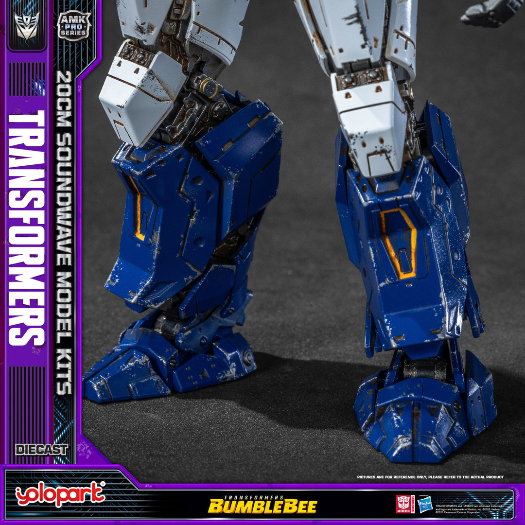 Yolopark Transformersトランスフォーマー バンブルビー Bumblebee AMK Pro series 20cm サウンドウェーブ Soundwave model kit overseas version