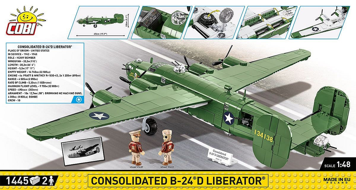 コビー COBI 5739 Consolidated B-24D Liberator 爆撃機 1/48
