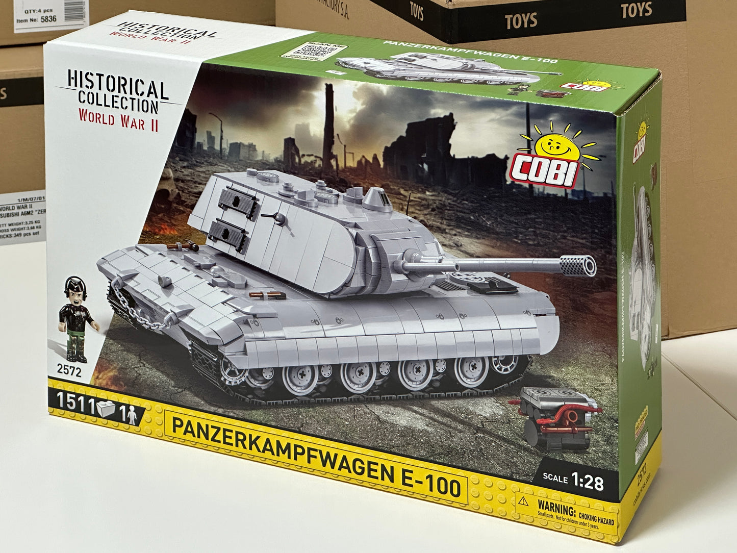 コビー COBI 2572 Panzerkampfwagen E100 超重戦車 1/28