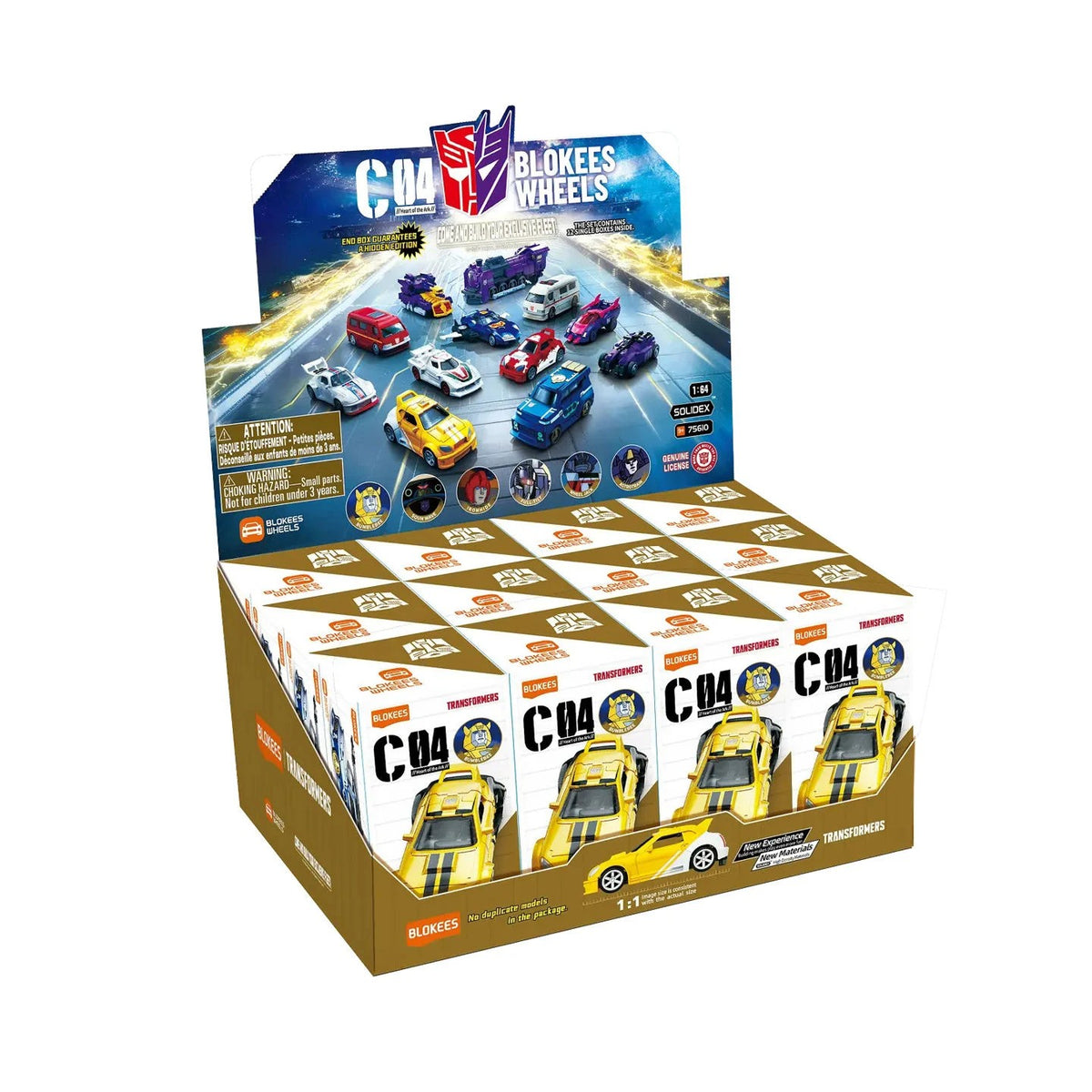 Blokees Wheels Transformers C04 Heart of the Ark ブロッキーズホイール トランスフォーマー ブラインド 1BOX/12個入り 新品未開封