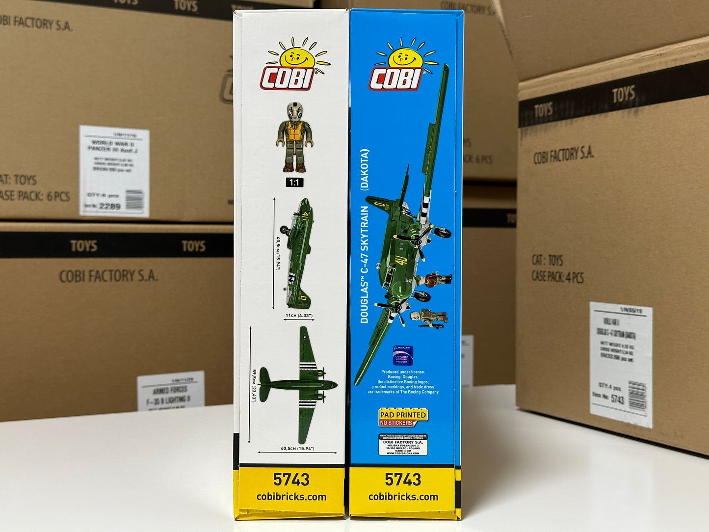 コビー COBI 5743 Douglas C47 Skytrain (Dakota) 輸送機 1/48