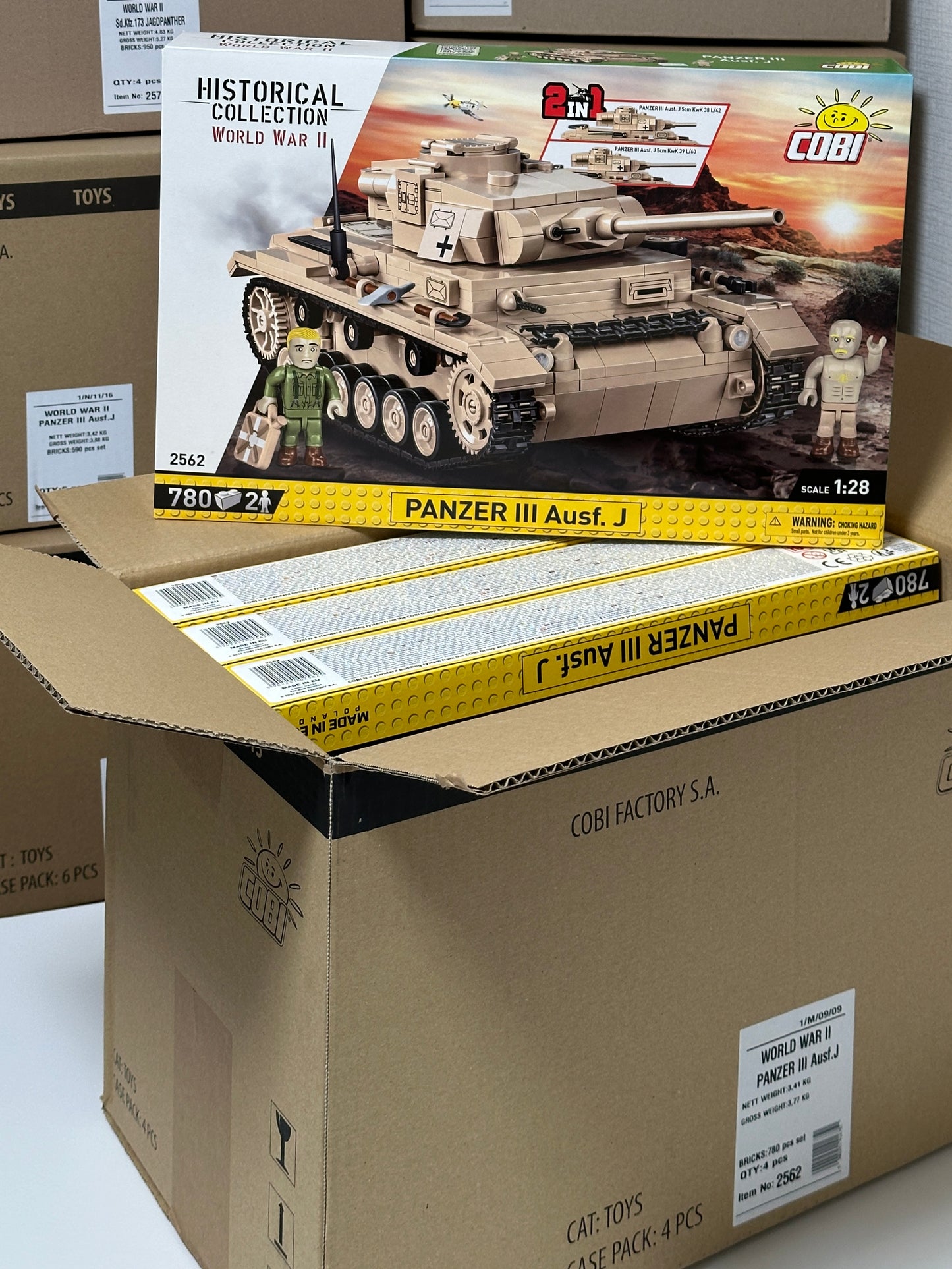 コビー COBI 2562 Panzer III Ausf.J 戦車 1/28