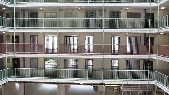 むさじじ 手作りセメント ジオラマ 香港の団地 ツインタワー 雙塔式(井字型)大廈 香港団地建物 香港製