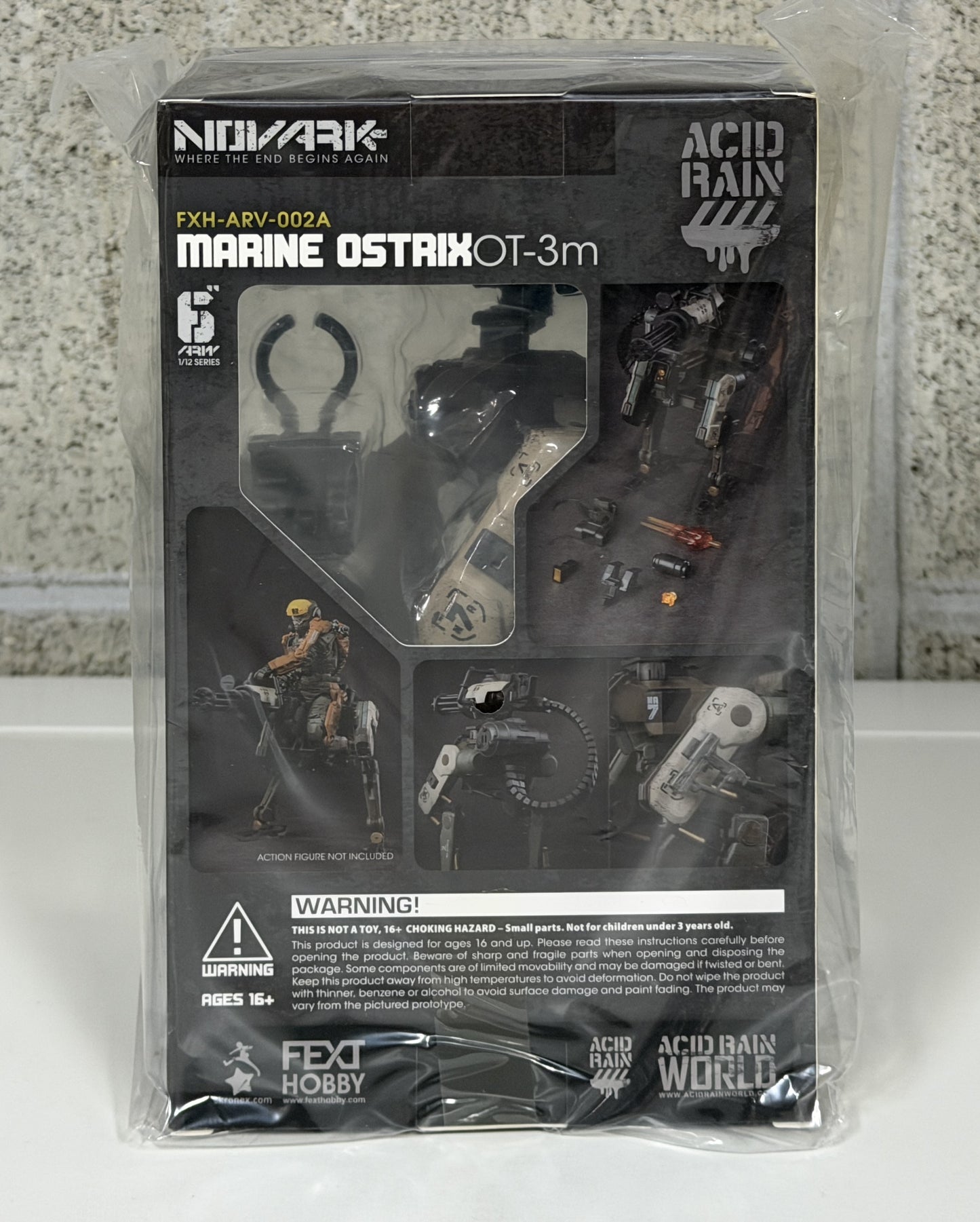 ACID RAIN WORLD《酸雨戦争》アシッドレインワールド  FXH-ARV-002A Marine Ostrix OT-3m  NOVARK Where the End Begins Again WAVE 0.2  1:12 /6” アクションフィギュア [FEXT HOBBY]