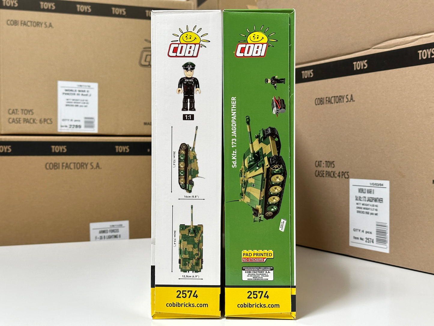 コビー COBI 2574 Sd.kfz 173 Jagdpather 戦車 1/28